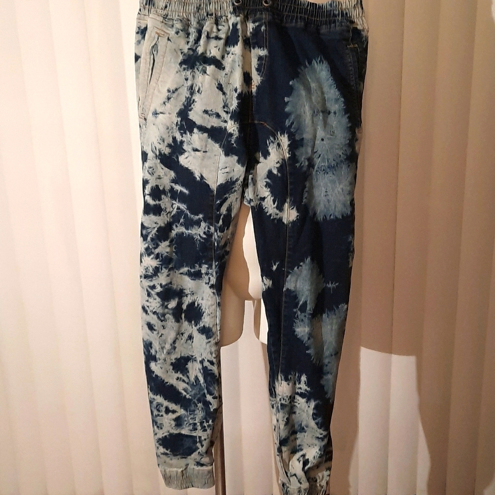 Tie-died jeans